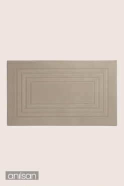 Anılsan Alora %100 Pamuk Ayak Havlusu - Vizon 60x130, 690 Gr