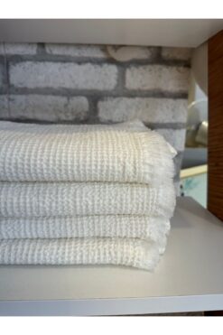 SEVİNÇTEN Gofre El Havlusu -45x90 -ekru