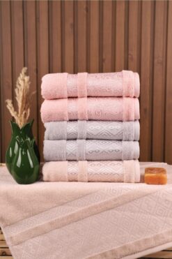 Özdilek Dory 6'lı Pamuklu Su Emiciliği Yüksek 50*80 El Yüz Havlusu