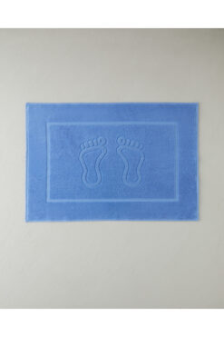 English Home Soft Step Pamuk Ayak Havlusu 50x70 cm Mavi