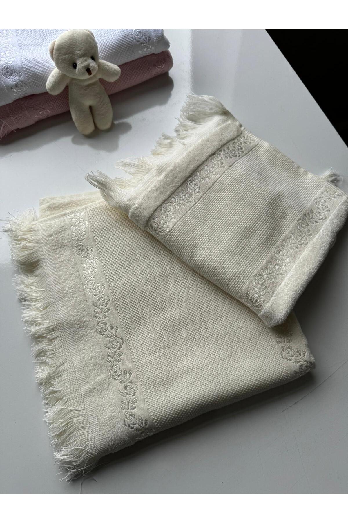 TUTUYA TEXTIL Etamin İşlemelik Analı Kızlı Fiesta Soft Havlu - Görsel 2