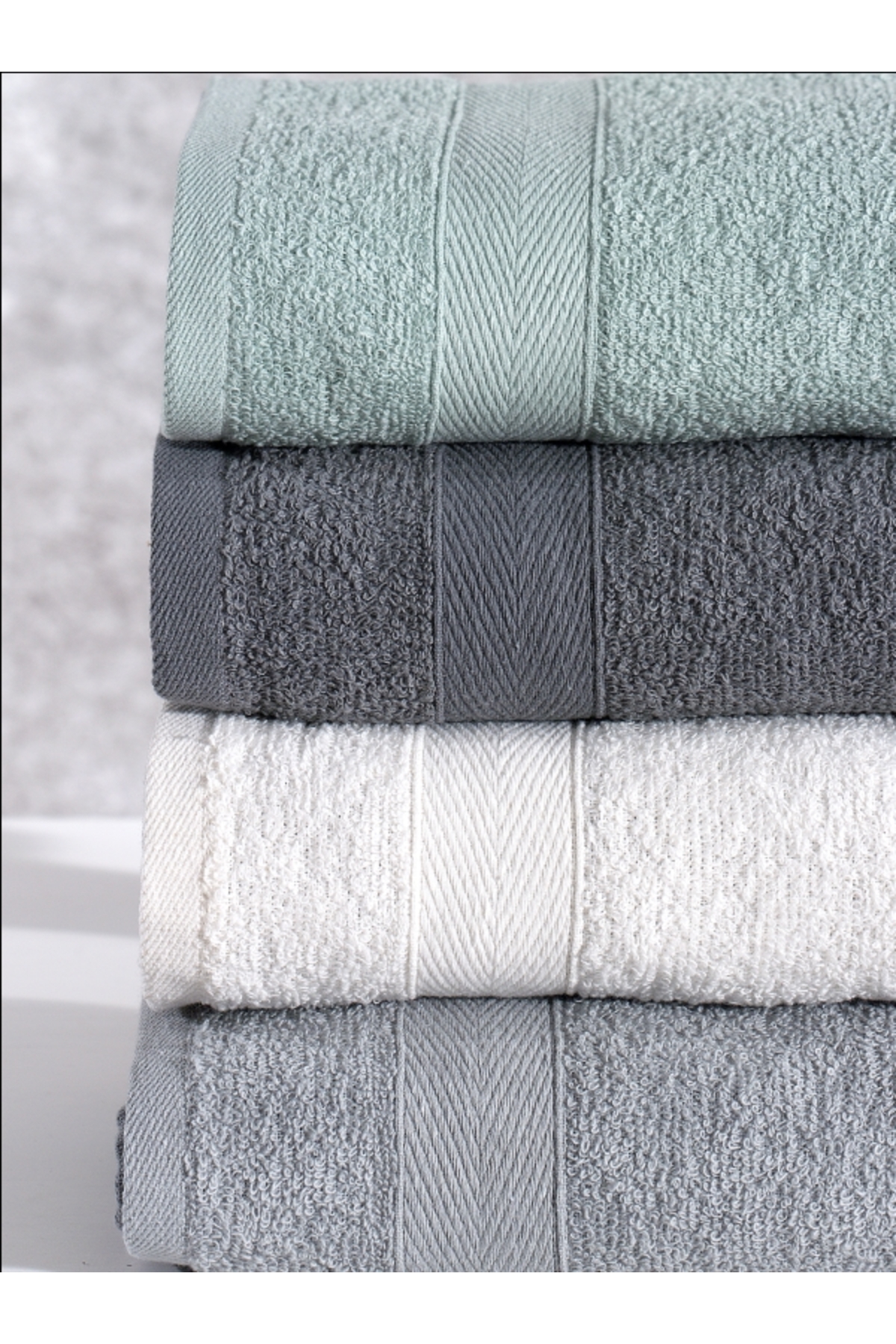Elvira Home Collection Eh Pamuklu 4'lü El Yüz Havlusu Seti Takımı Günlük Çeyizlik El Yüz Havlusu - Görsel 3