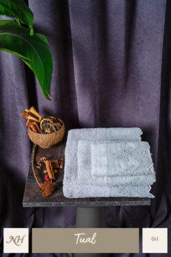 Nazik Home Tual Işlemeli El Havlusu (30 X 50 Cm)