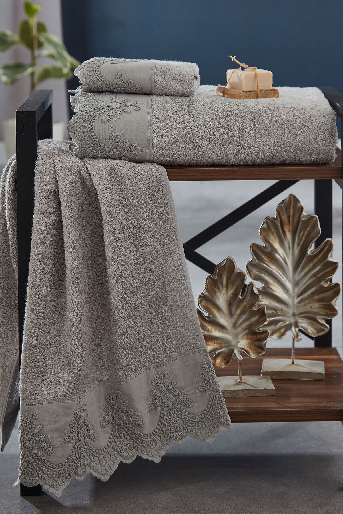 Nazik Home Tual Işlemeli El Havlusu (30 X 50 Cm) - Görsel 3