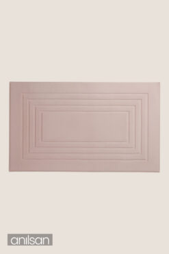 Anılsan Alora %100 Pamuk Ayak Havlusu - Pudra 60x130, 690 Gr