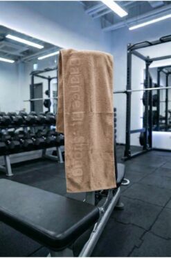 Anılsan BFS Bej Sporcu Havlusu 30x120 %100 Pamuk - Yüksek Emicilik, Hafif