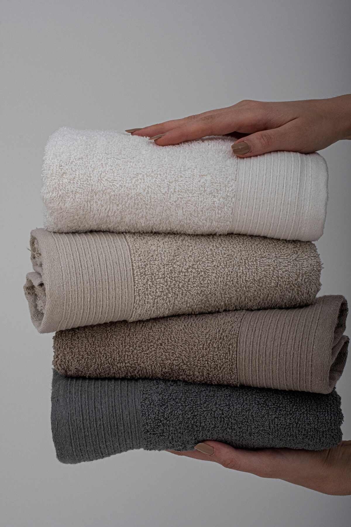 Güvenal Aydeniz 4'lü 50*90 El Yüz Havlu Seti | Havlu | Havlu Takımı - Görsel 2