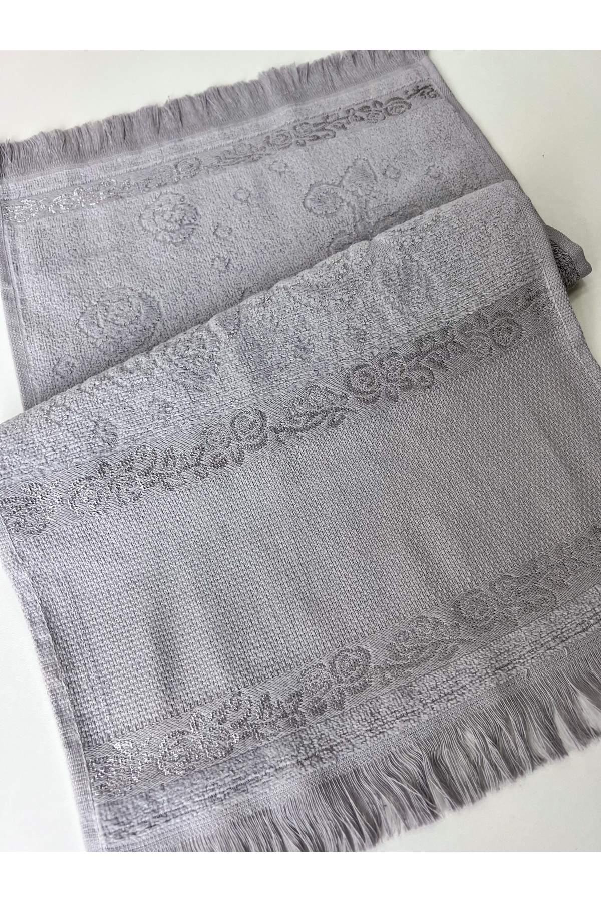 AYHANHOME Etamin Kanavice Işlemelik Saçaklı 6 Adet Asorti Mutfak Havlusu 30x50 - Görsel 2