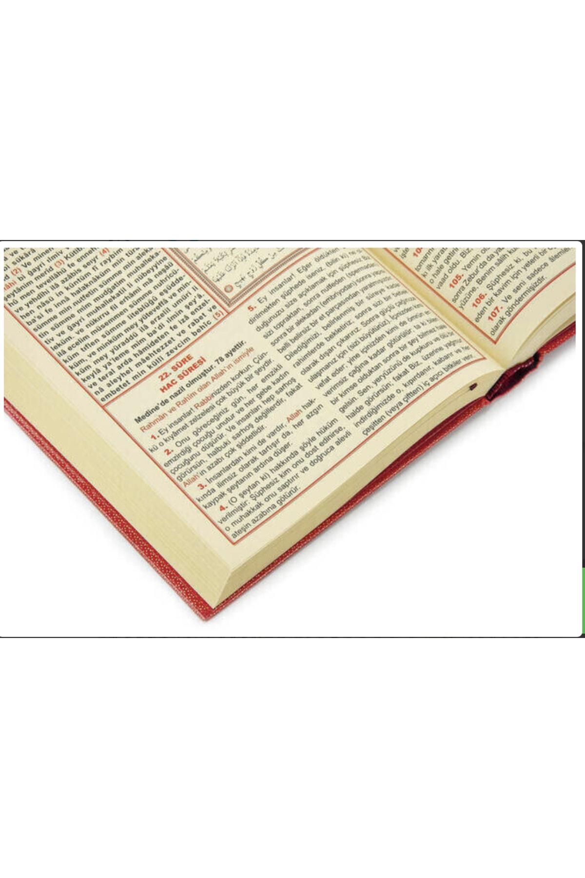 Seda Yayınları Arapça Türkçe Okunuşlu Ve Mealli Kuranı Kerim - Üçlü Kuran - Rahle Boy - Seda Yayınevi - Görsel 2