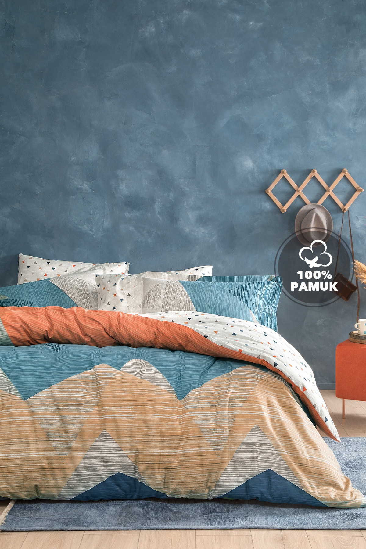 Yataş Aden Tek Kişilik Ranforce Nevresim Seti - Lacivert