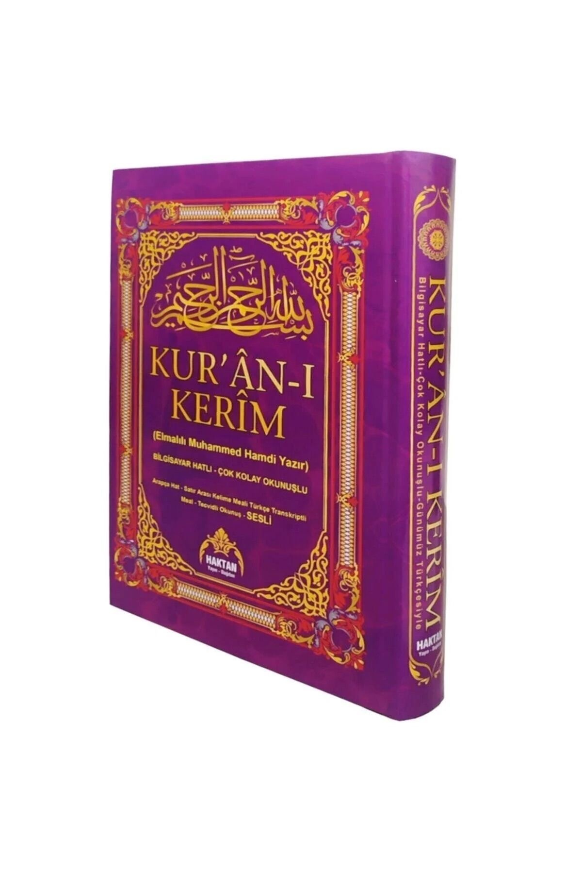 Haktan Yayın Dağıtım Kuranı Kerim Ve Satır Arası Kelime Türkçe Okunuşlu Ve Meali 5 Özellikli Mealli Kuran Orta 17 X 24 Cm
