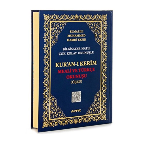 Genel Markalar Orta Boy Kuranı Kerim Meali Ve Türkçe Okunuşu - Üçlü