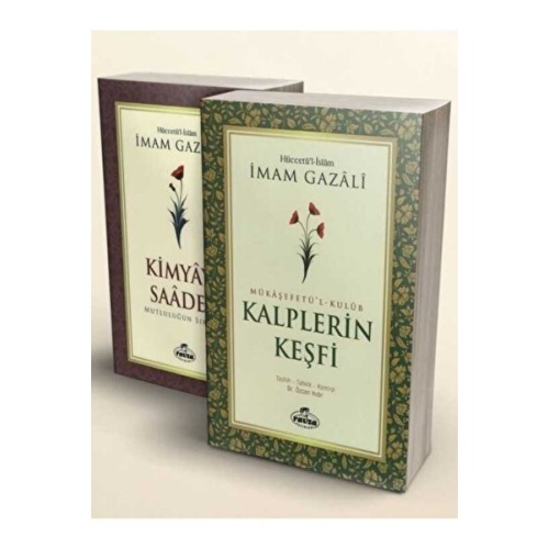 Ravza Yayınları Imam Gazali Set 1 - Kalplerin Keşfi - Mutluluğun Sırları Kimyayı Saadet