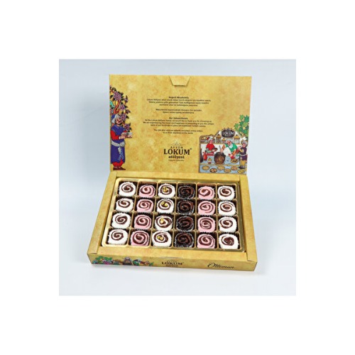 Lokum Atölyesi Karışık Çikolatalı Sarma Lokum 500g