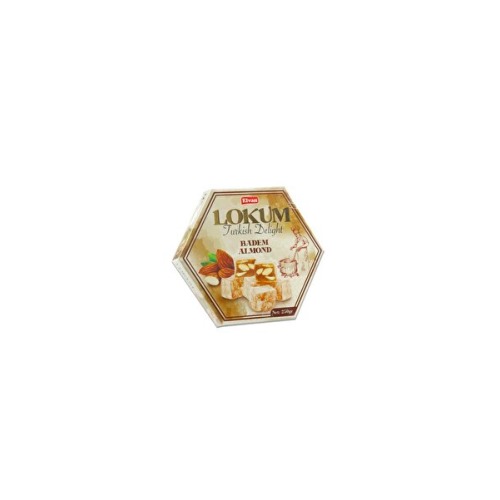 Elvan Bademli Lokum 250 Gr. ( 1 Paket)