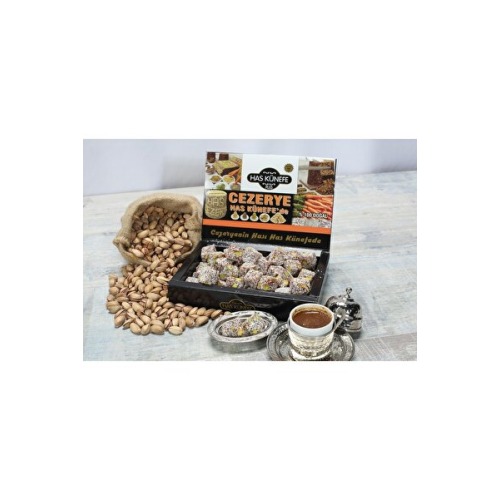 HAS CEZERYE Klasik Fıstıklı Küp Cezerye 500 Gr