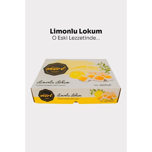 BAYRAM MERT HELVA Muska Lokum Limonlu 700 Gr