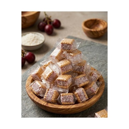 ÖZAD KURUYEMİŞ Güllü Paketli Bisküvi Arası Lokum 500 Gram