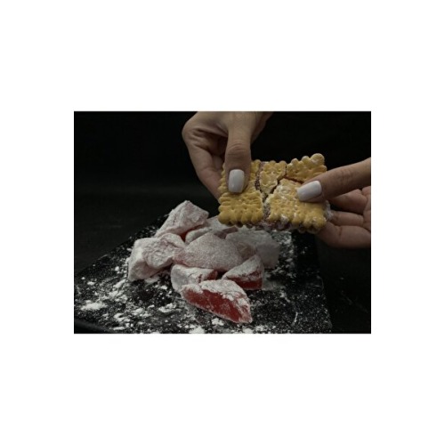 Hayfabarut Gül Aromalı (muska) Lokum 930gr