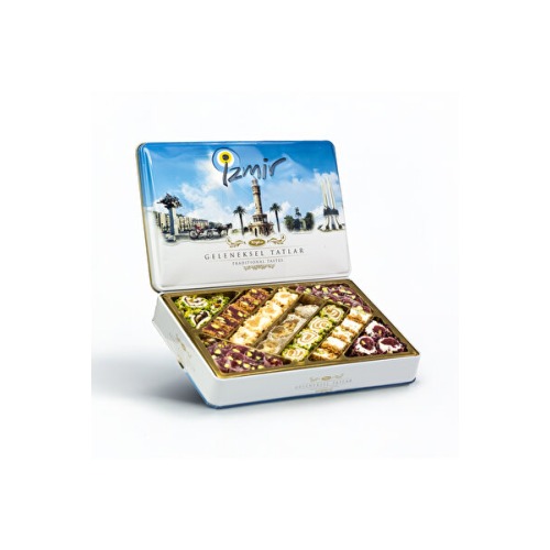 Tuğba Kuruyemiş Geleneksel Tatlar Metal Kutu 540 gr (izmir)