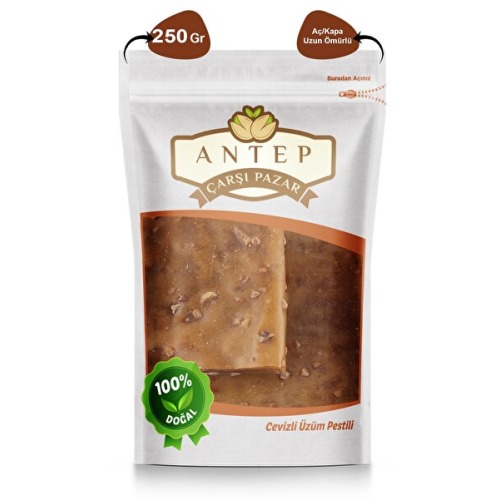 Antep Çarşı Pazar Cevizli Üzüm Pestili | 250 Gr.