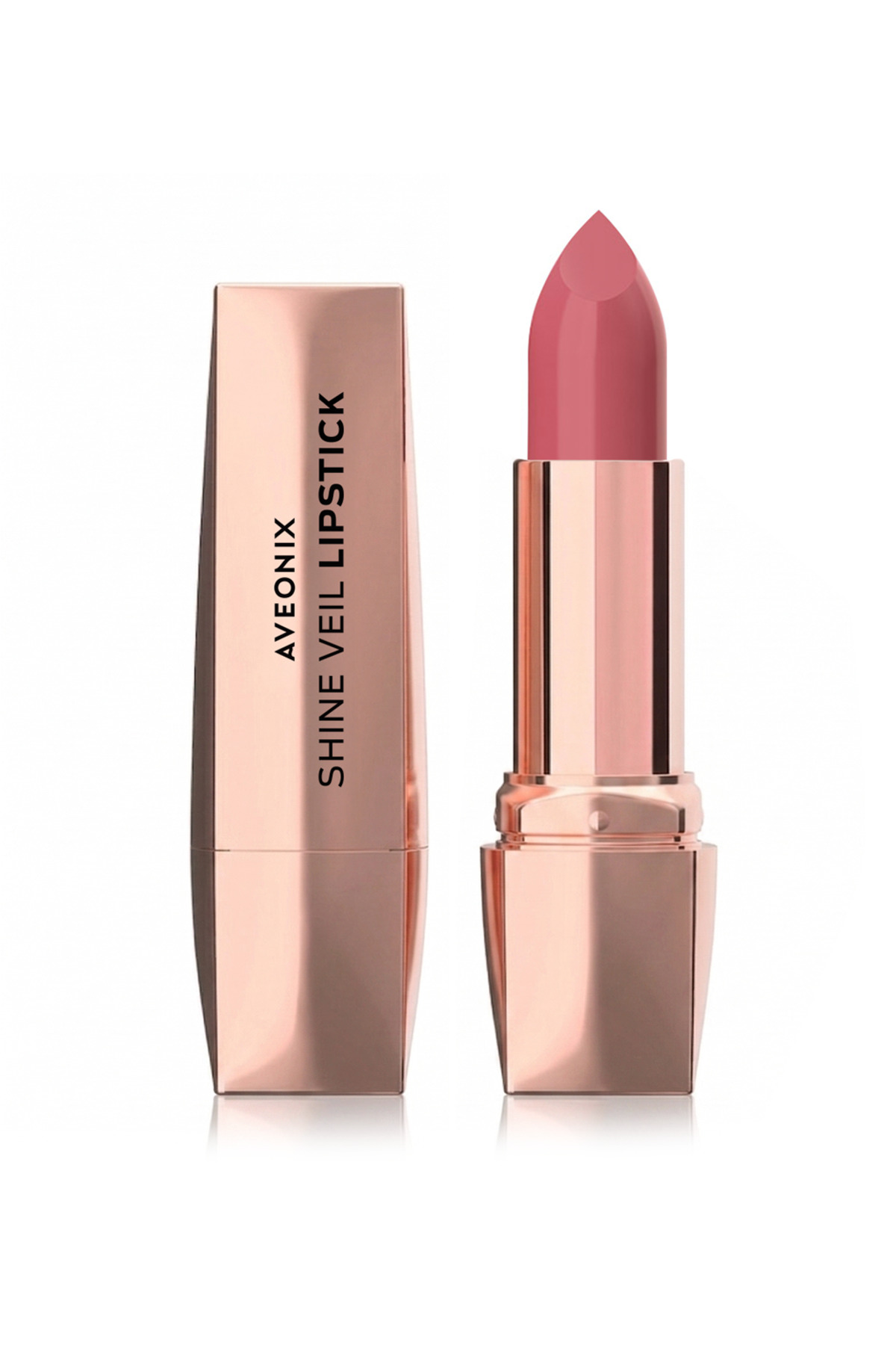 AVEONIX Shine Veil Parlak Ruj 05 Nemlendirici Pürüzsüz Dolgun Dudak Etkili Lipstick - Görsel 3