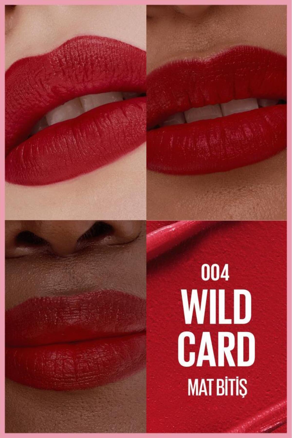 Maybelline New York Serum Etkili Hyalüronik Asit ve Besleyici Yağ İçeren Ruj - 004 Wild Card - Görsel 3
