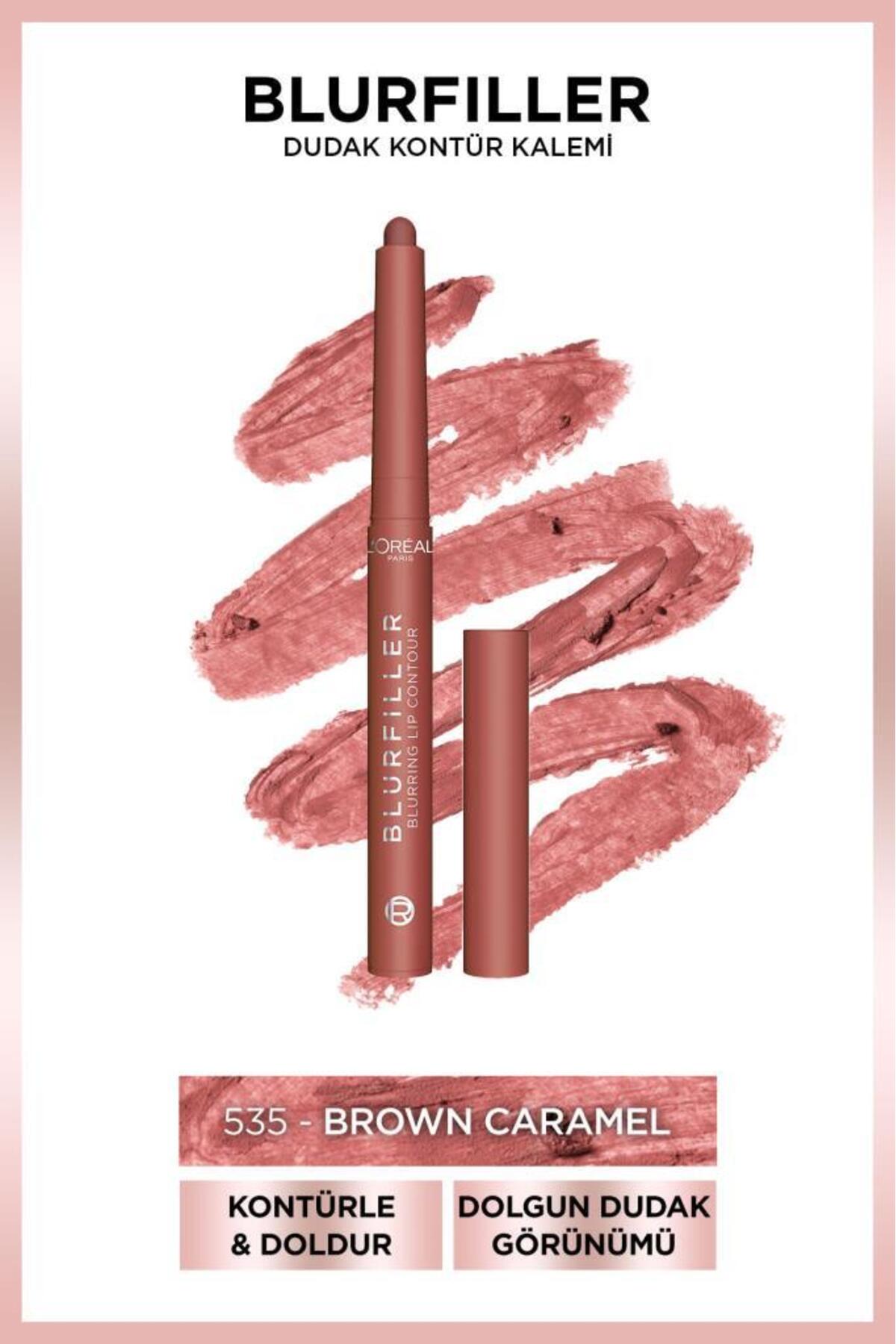 L'Oreal Paris Blurfiller Dudak Kontür Kalemi - 535 Brown Caramel