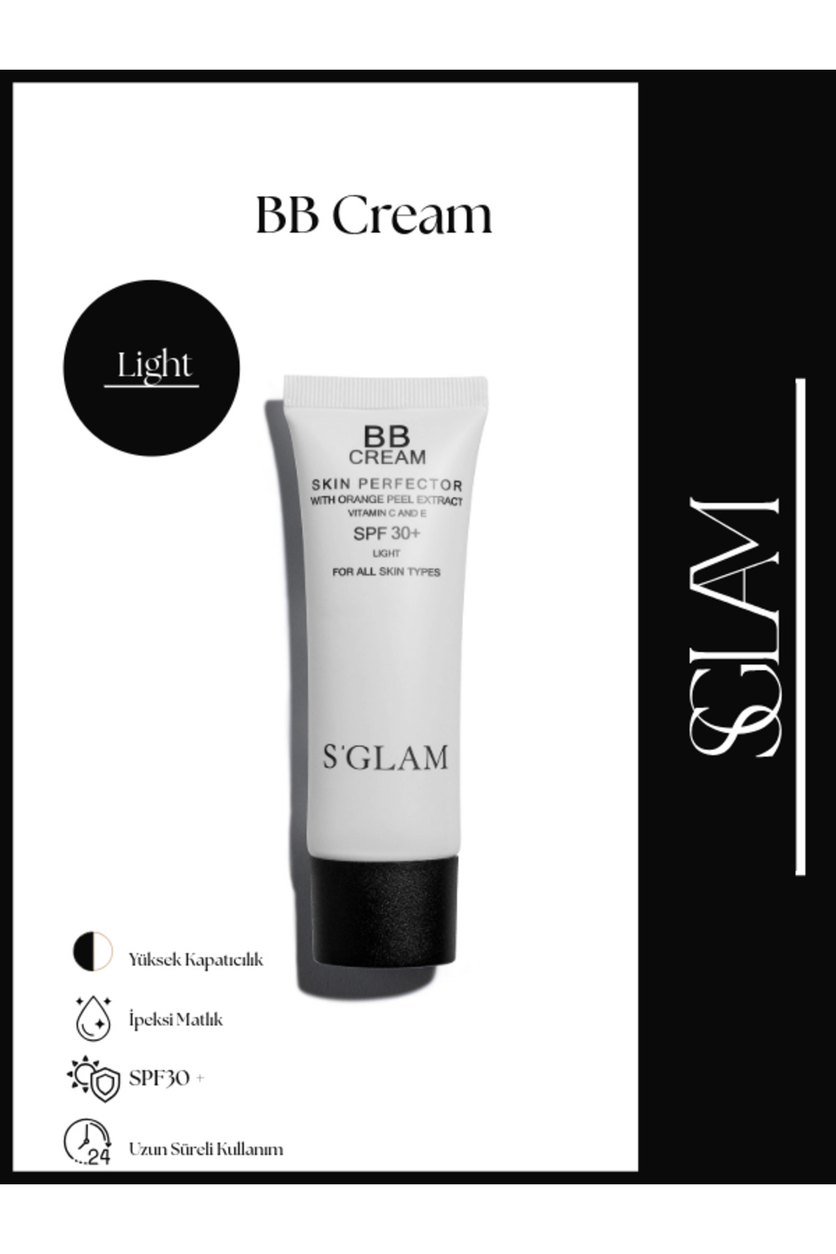 S'GLAM Bb Krem Spf 30 Lıght 50ml