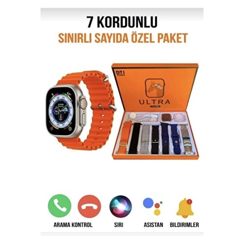 Genel Markalar 7 Kordonlu Akıllı Kol Saati