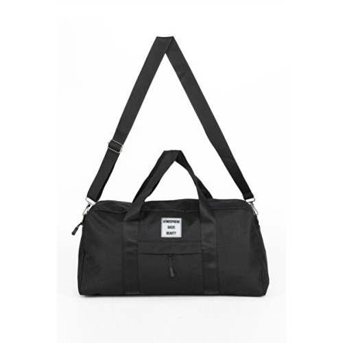 macharelbasic Unisex Önü Cepli Uzun Askılı Kadın Ve Erkek Kullanabilir Seyahat Fitness Ve Spor Çantası