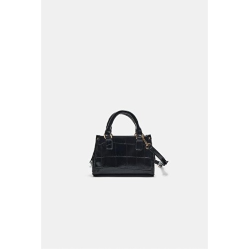 Stradivarius Timsah Deseni Görünümlü Mini Tote Çanta