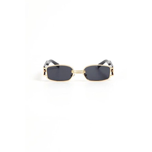 BUES OFFICIAL Unisex Siyah Vintage Retro Güneş Gözlüğü(METAL ÇERÇEVEDİR.PLASTİL DEĞİLDİR.)