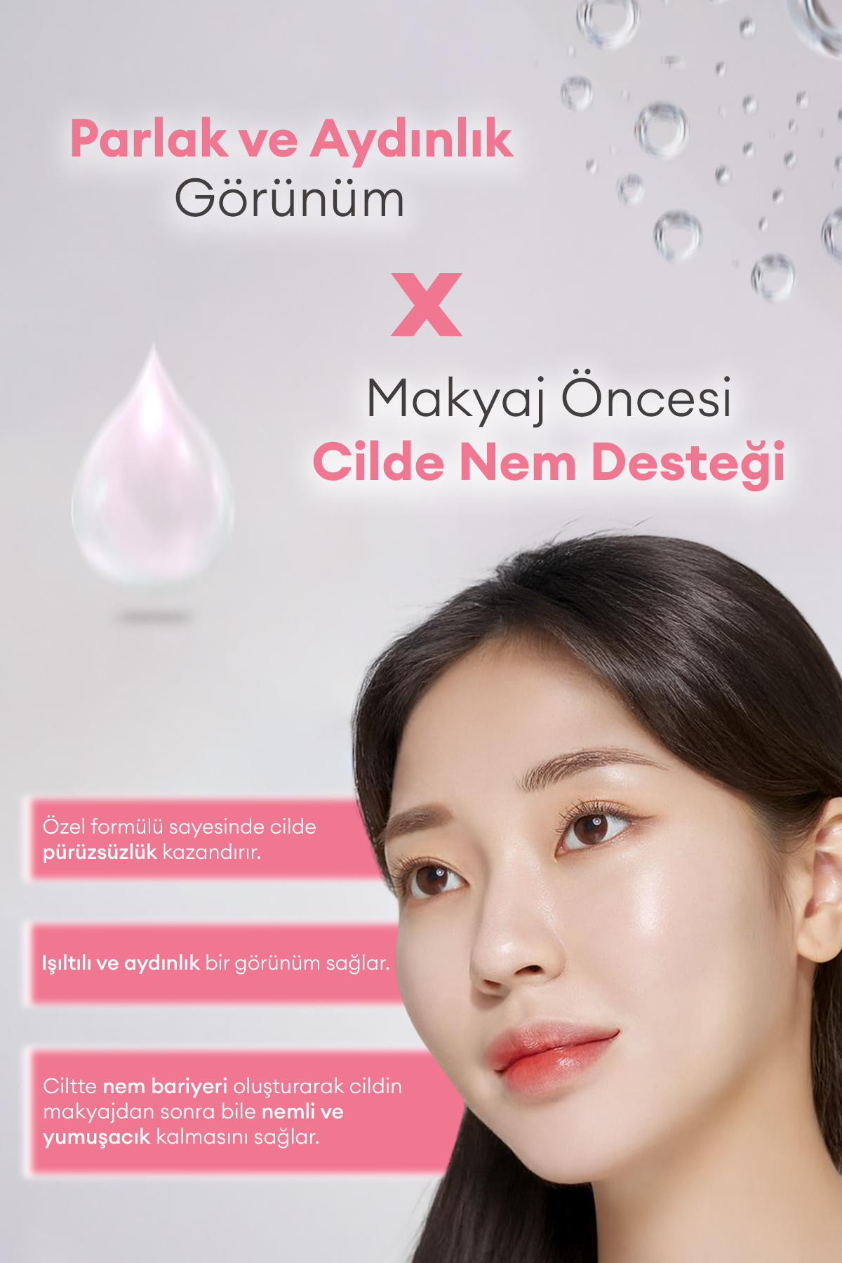 Missha Işıltılı ve Aydınlık Görünüm Sağlayan Makyaj Bazı M B.B Boomer 20ml - Görsel 3