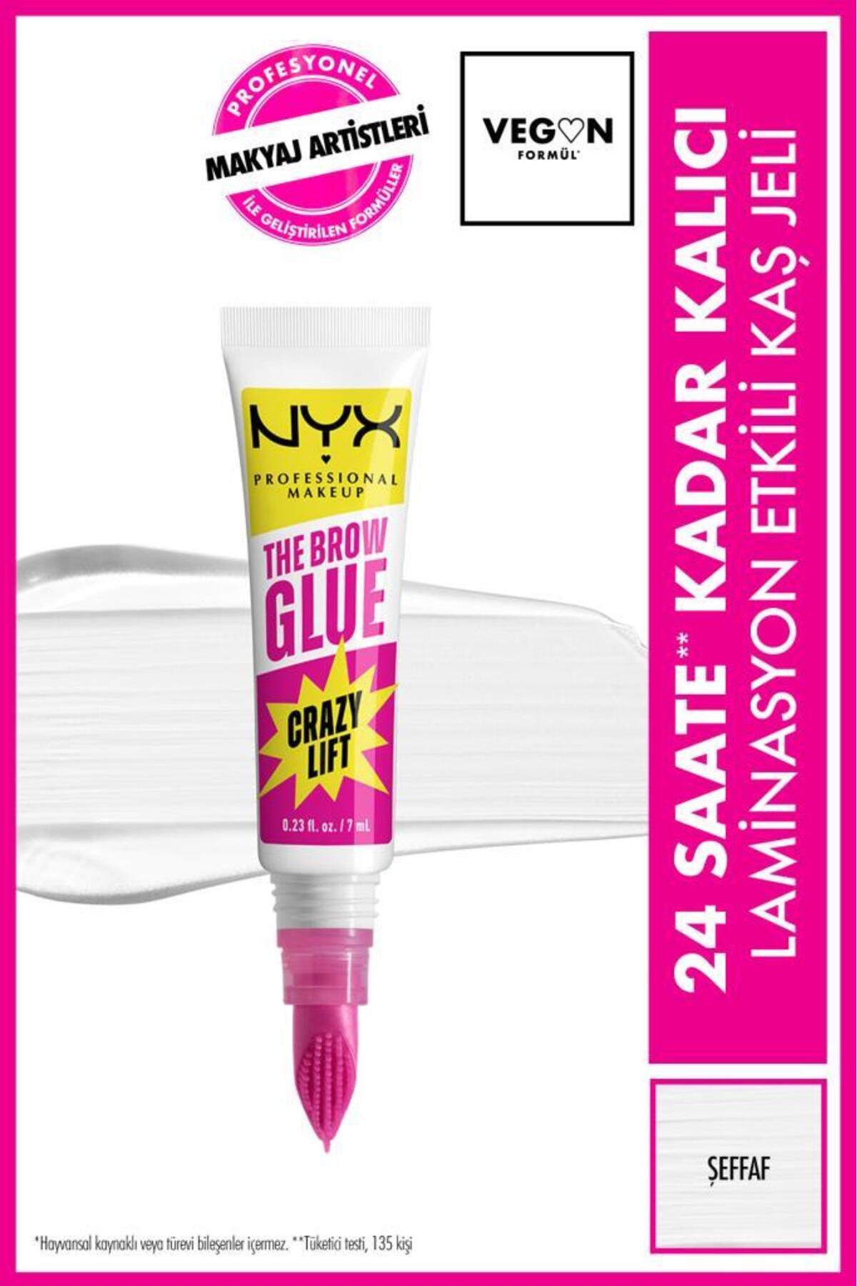 NYX Professional Makeup Brow Glue Crazy Lift Laminasyon Etkili Kaş Jeli