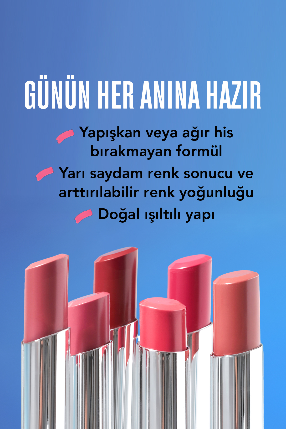 Flormar Nemlendirici Parlak Ruj - Sheer Up Lipstick - 015 Go For Bordeaux - 8682536012133 - Görsel 3