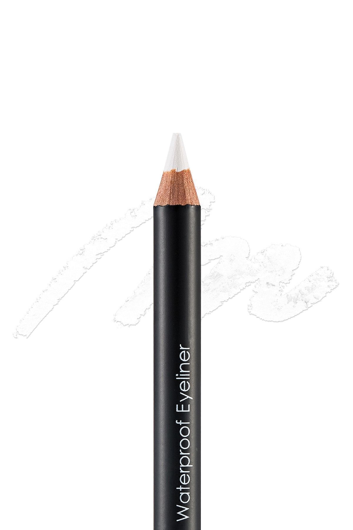 Flormar Suya Dayanıklı Mat Göz Kalemi (BEYAZ) - Waterproof Eyeliner - 113 Pure White - 8690604109135 - Görsel 3