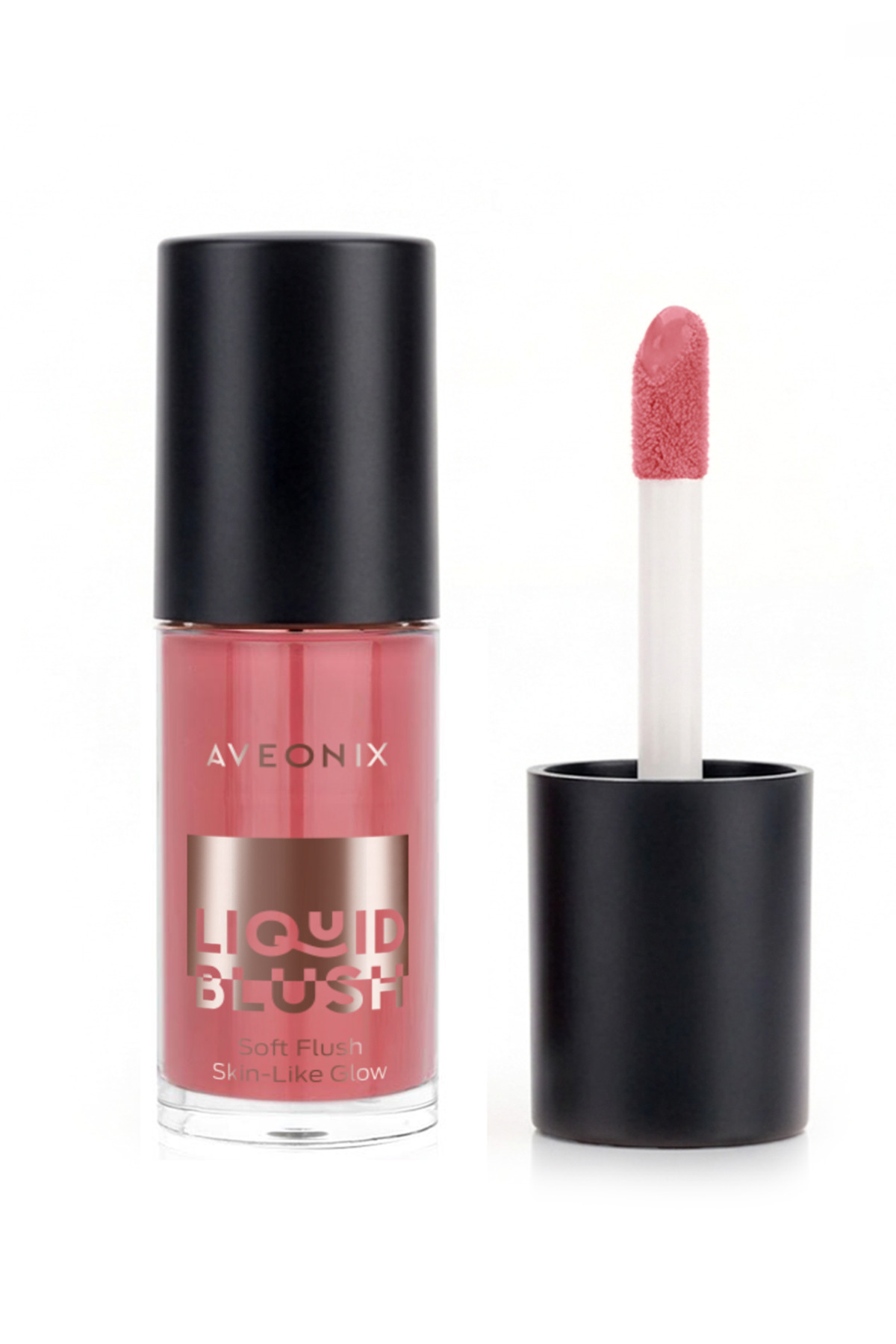 AVEONIX 3 in 1 Glow Tint 04 Çok Amaçlı Likit Yoğun Pigmentli Parlaklık Veren Allık Ruj Göz Farı - Görsel 3