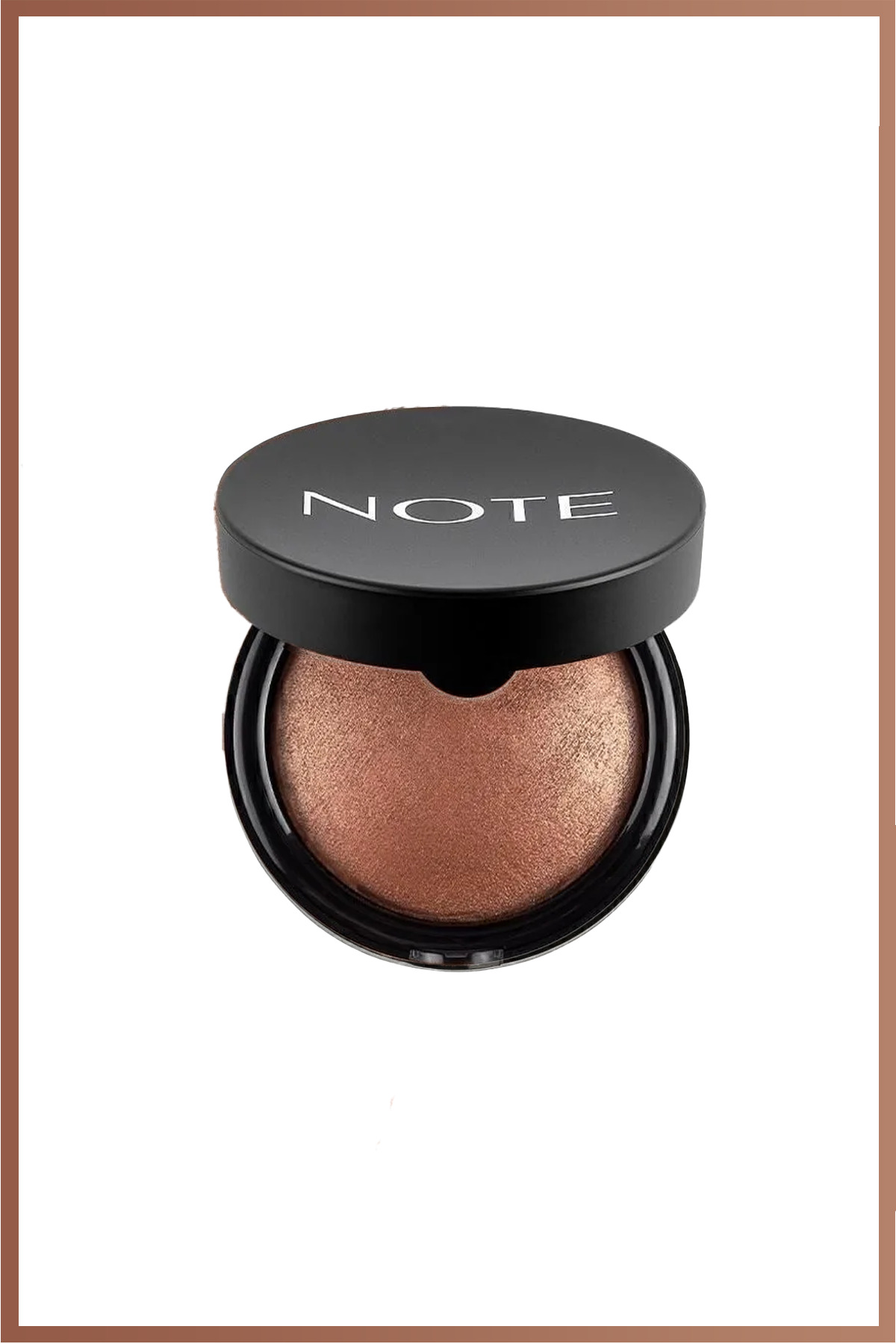 NOTE Baked Blusher Işıltılı Fırınlanmış Toz Allık - 04 Deeply Bronze - Görsel 3