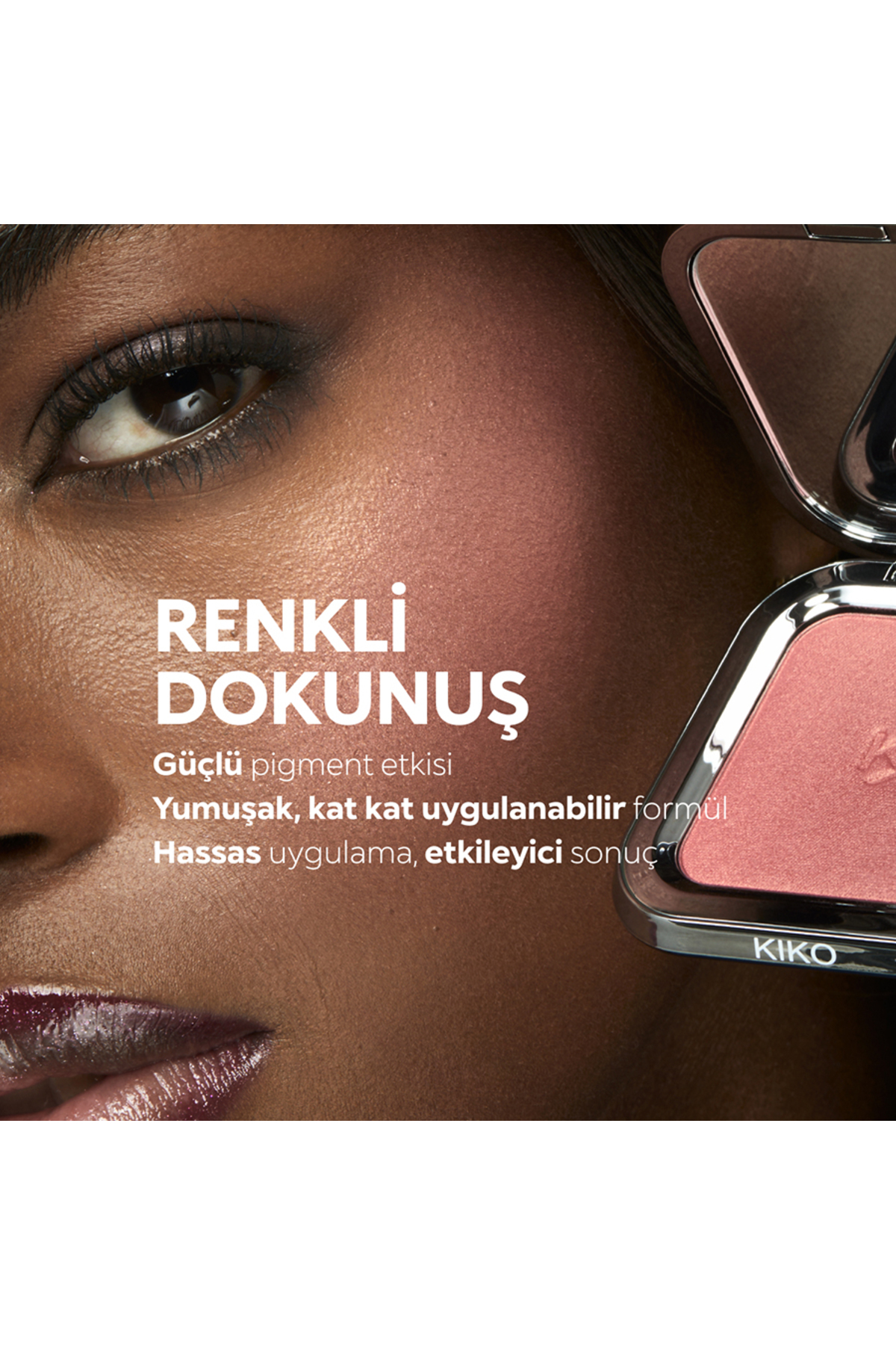 Kiko Allık - Unlimited Blush - 04 Metallic Rosy Biscuit - Yüksek Pigmentli - Görsel 3