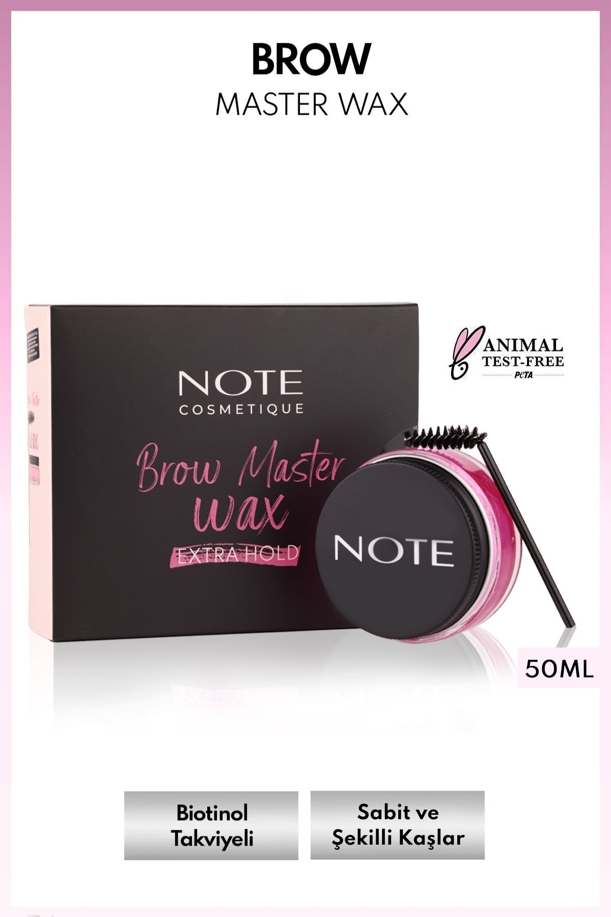 NOTE Brow Master Kaş Sabitleyici Ve Şekillendirici Wax - Renksiz
