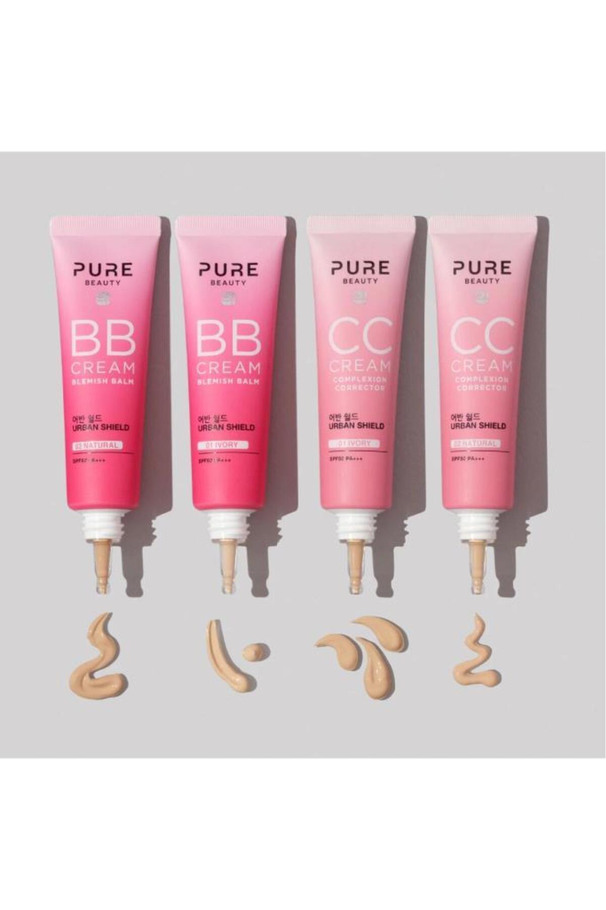 PURE BEAUTY CC Krem Spf50 Pa+++ Ivory 30 ml - Görsel 3