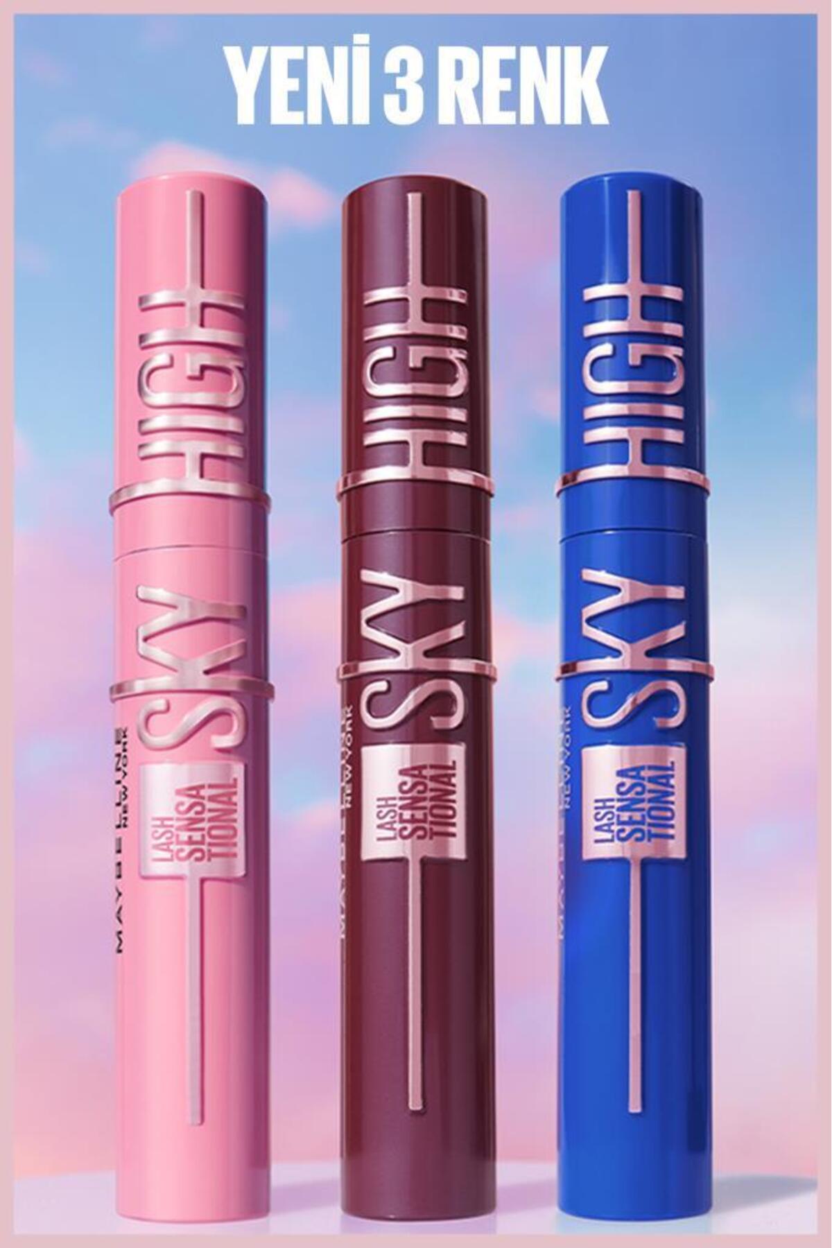 Maybelline New York Lash Sensational Sky High Burgundy Haze Maskara - Görsel 3