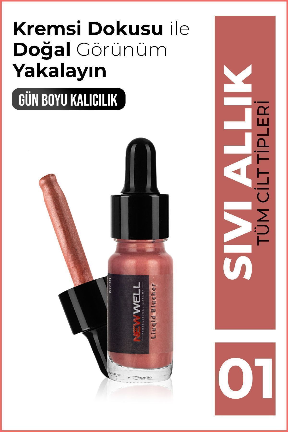New Well Sıvı Allık (sedefli) No01