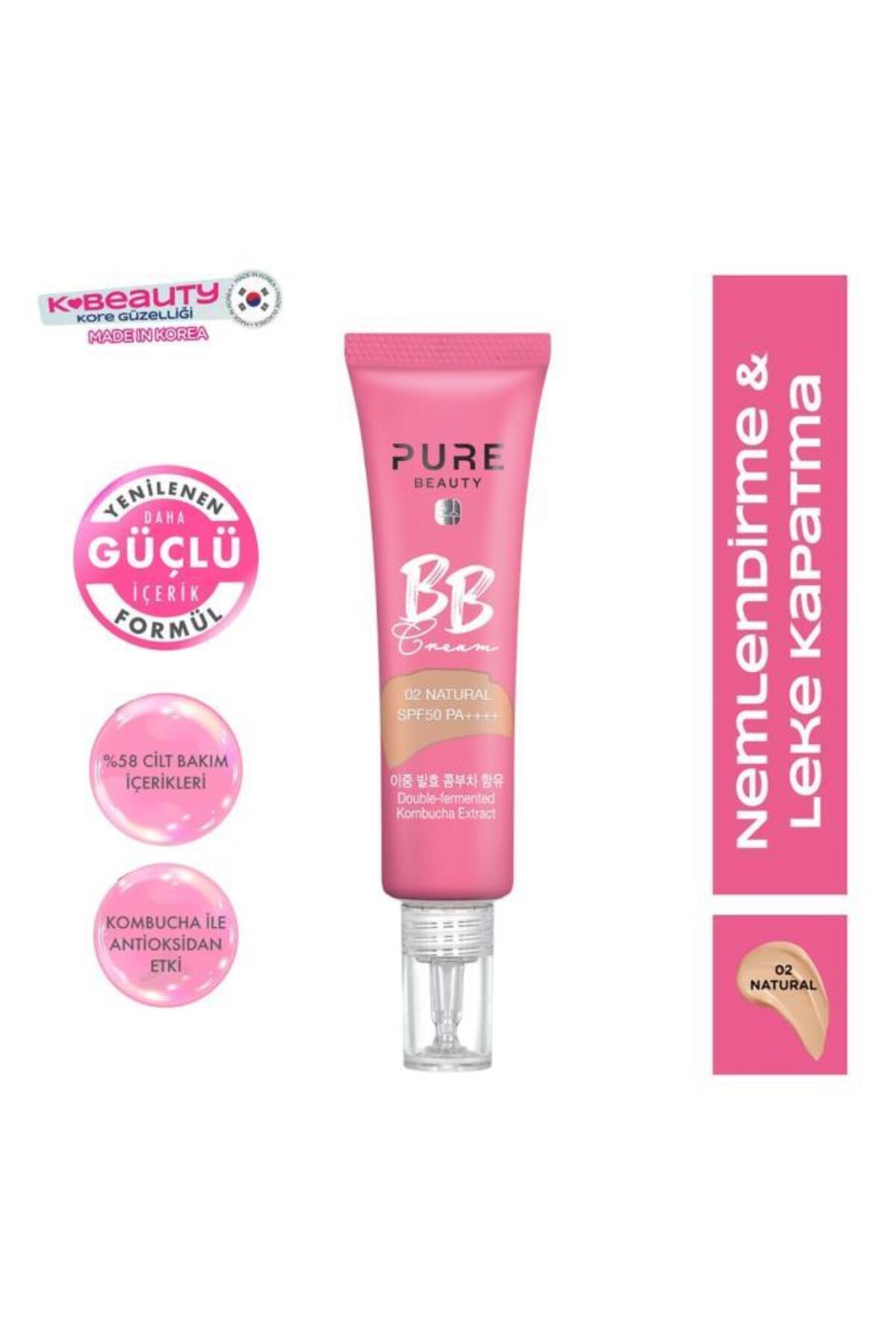PURE BEAUTY BB Krem SPF50 PA++++ Natural 30 ml