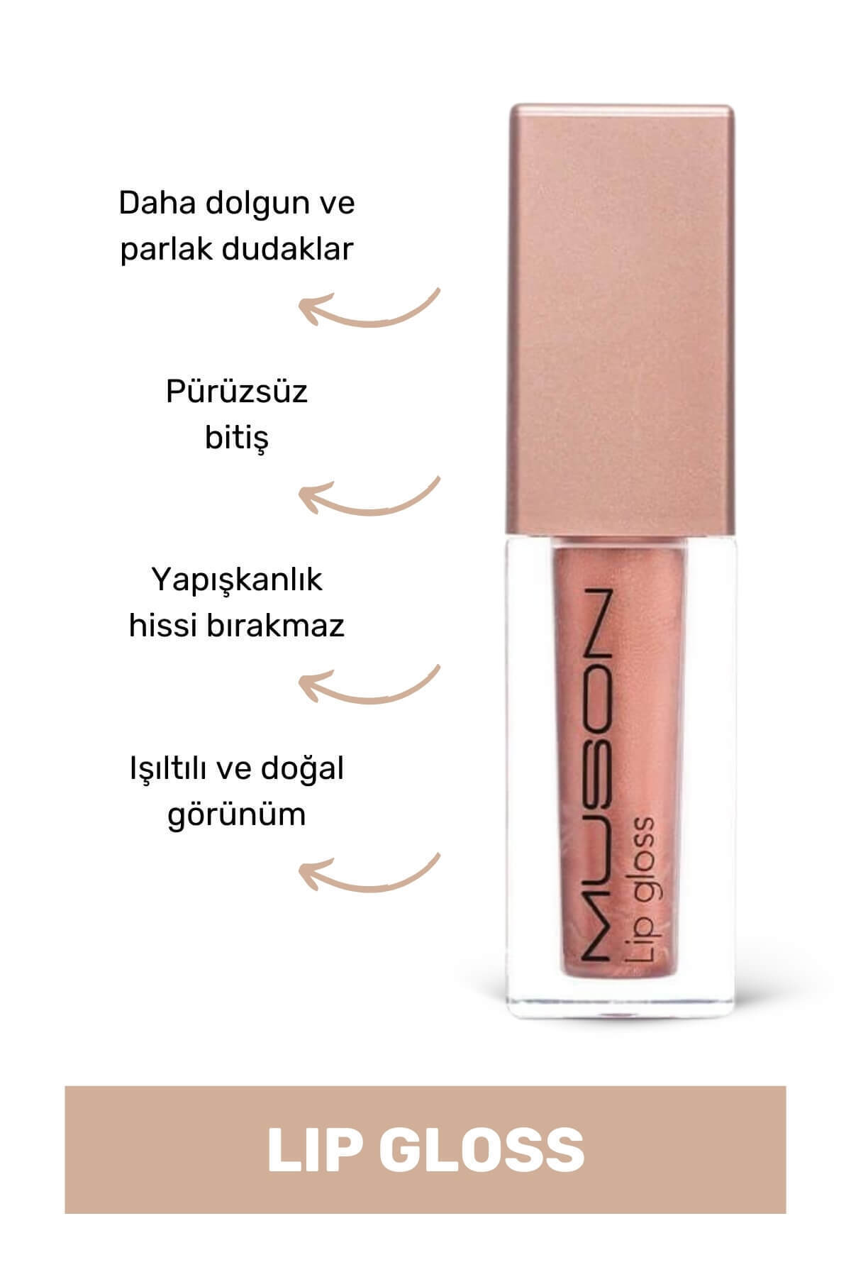 Muson Lip Gloss Peach