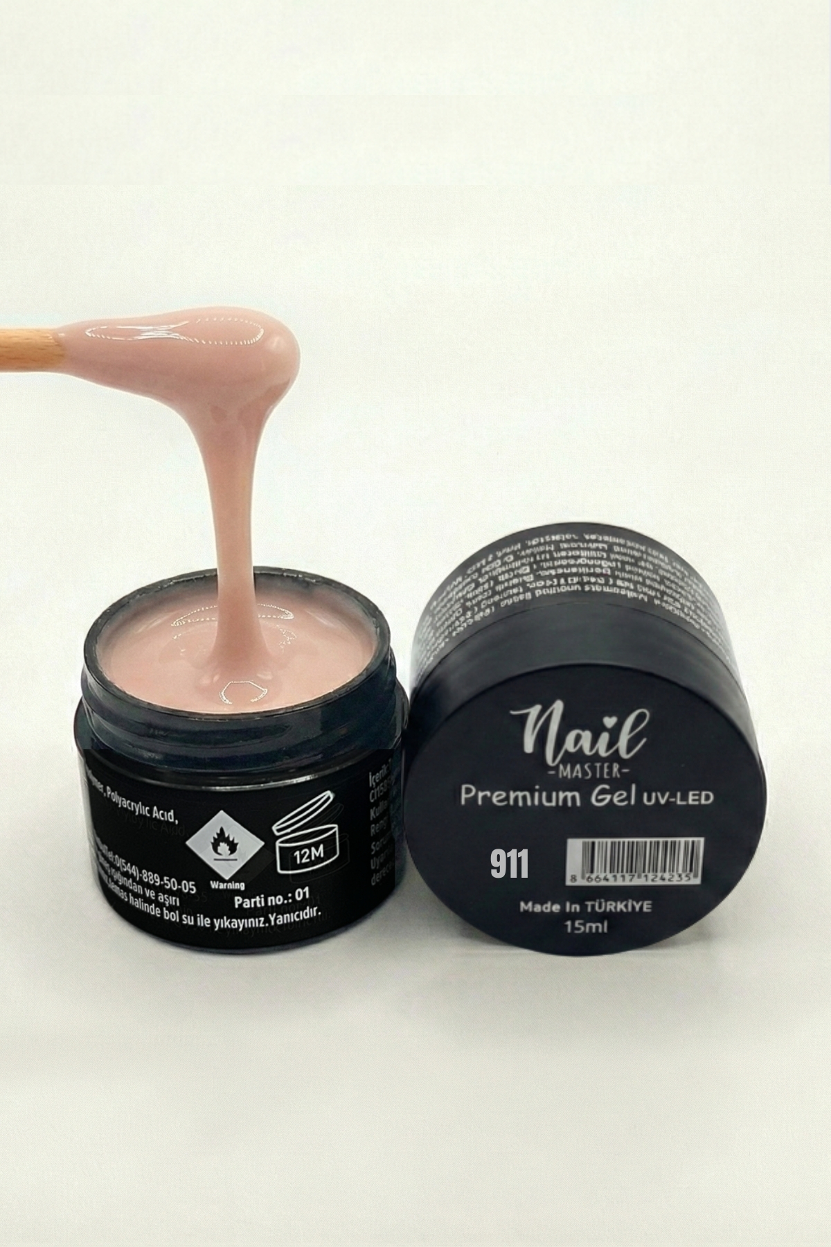 Nail Master Protez Tırnak Jeli ( Builder Gel ) 15 ml 911 Açık Nude