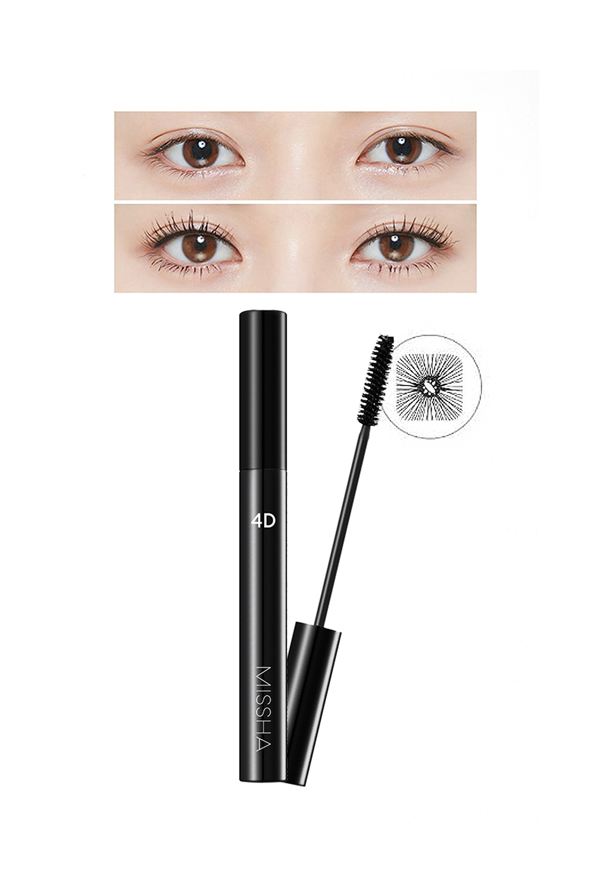 Missha 4 Boyutlu Etki Ile Hacim Veren Maskara 4d Mascara