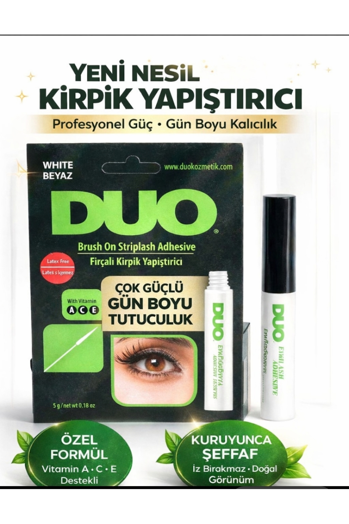 Duo Takma Kirpik Yapiştırıcısı 5 gr Şeffaf