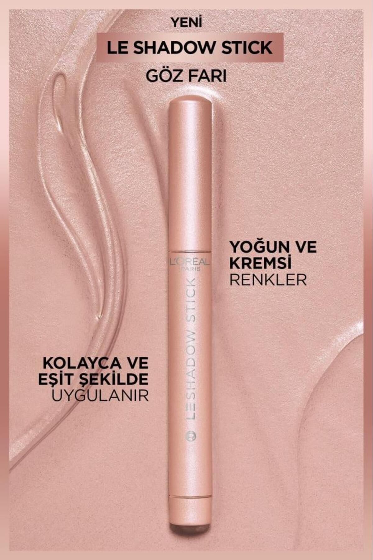 L'Oreal Paris L'Oréal Paris Le Shadow Stick Göz Farı - 230 Magnetic Bronze - Görsel 3